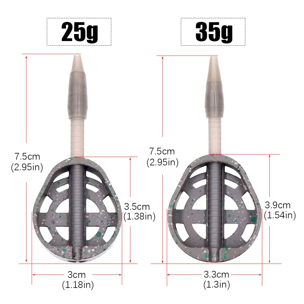 Method Feeder de aleación – Molde boilies y jaula cebo para carpa - imagen 4