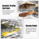 Señuelo blando B&U cola paleta hundible goby moteado Texas Rig - imagen 3