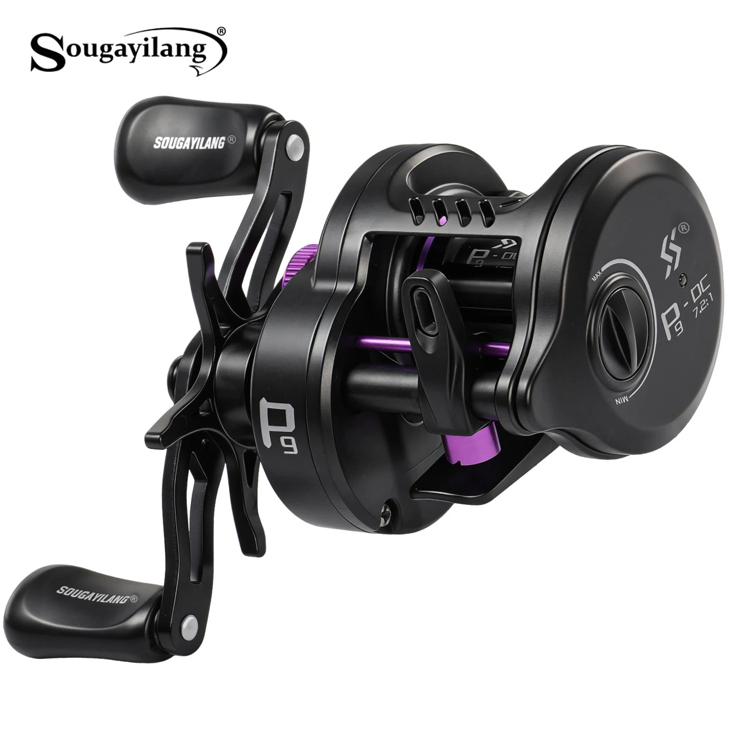 Sougayilang P9-DC carrete baitcasting DC electrónico anti-retroceso - imagen 2