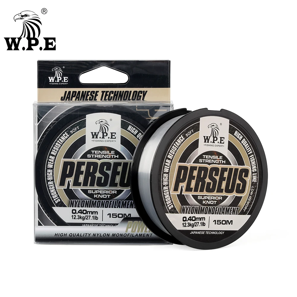 Hilo monofilamento de nylon W.P.E Perseus para carpa y black bass - imagen 2