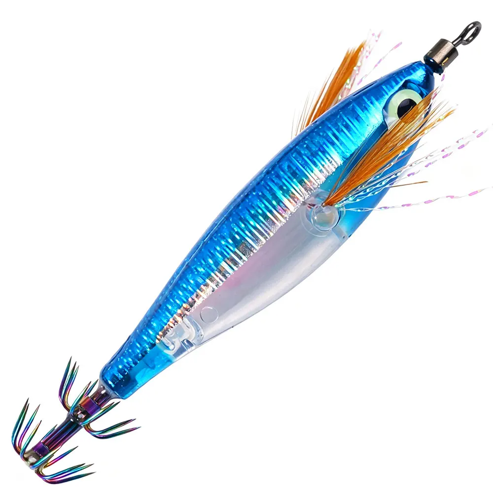Señuelo jigging horizontal luminoso para calamar y sepias en mar - imagen 4