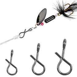 Clips rápidos de acero inoxidable para mosca - Accesorios de pesca