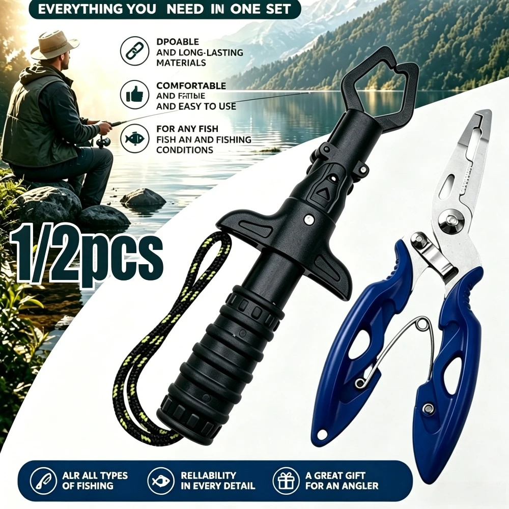 Alicates de pesca multifunción para quitar anzuelos y mejorar agarre - imagen 4