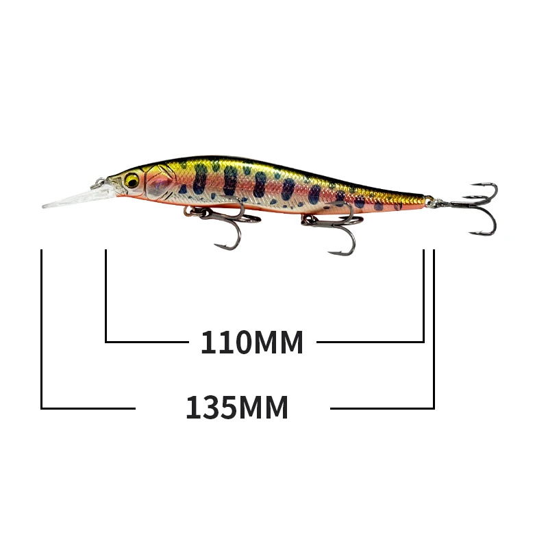 Señuelo de lengua larga 11cm para pesca en alta mar