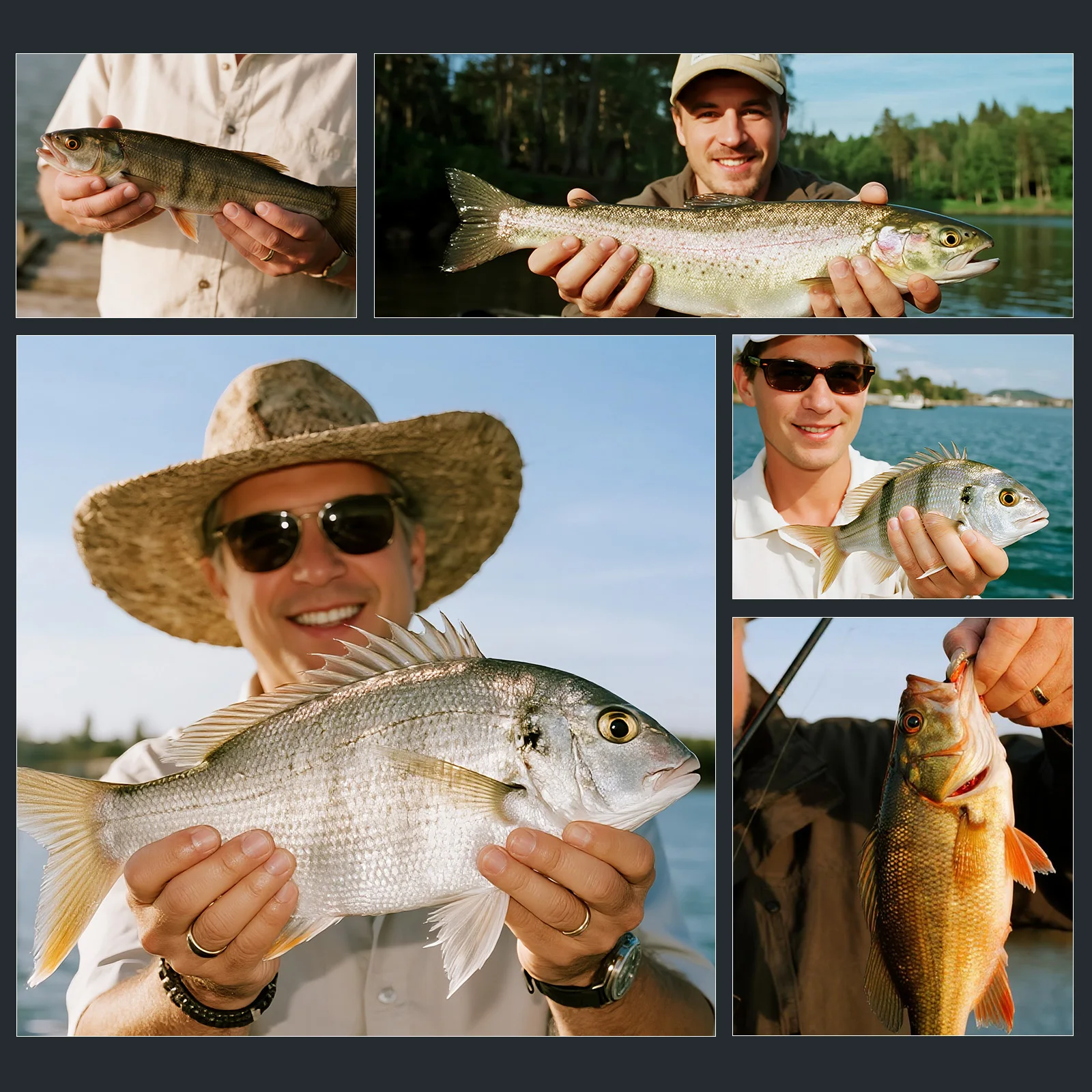 Set completo de anzuelos underspin 9KM para pesca de lubina