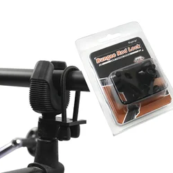 Soporte portacañas de carpa con pinza de cabeza y clips