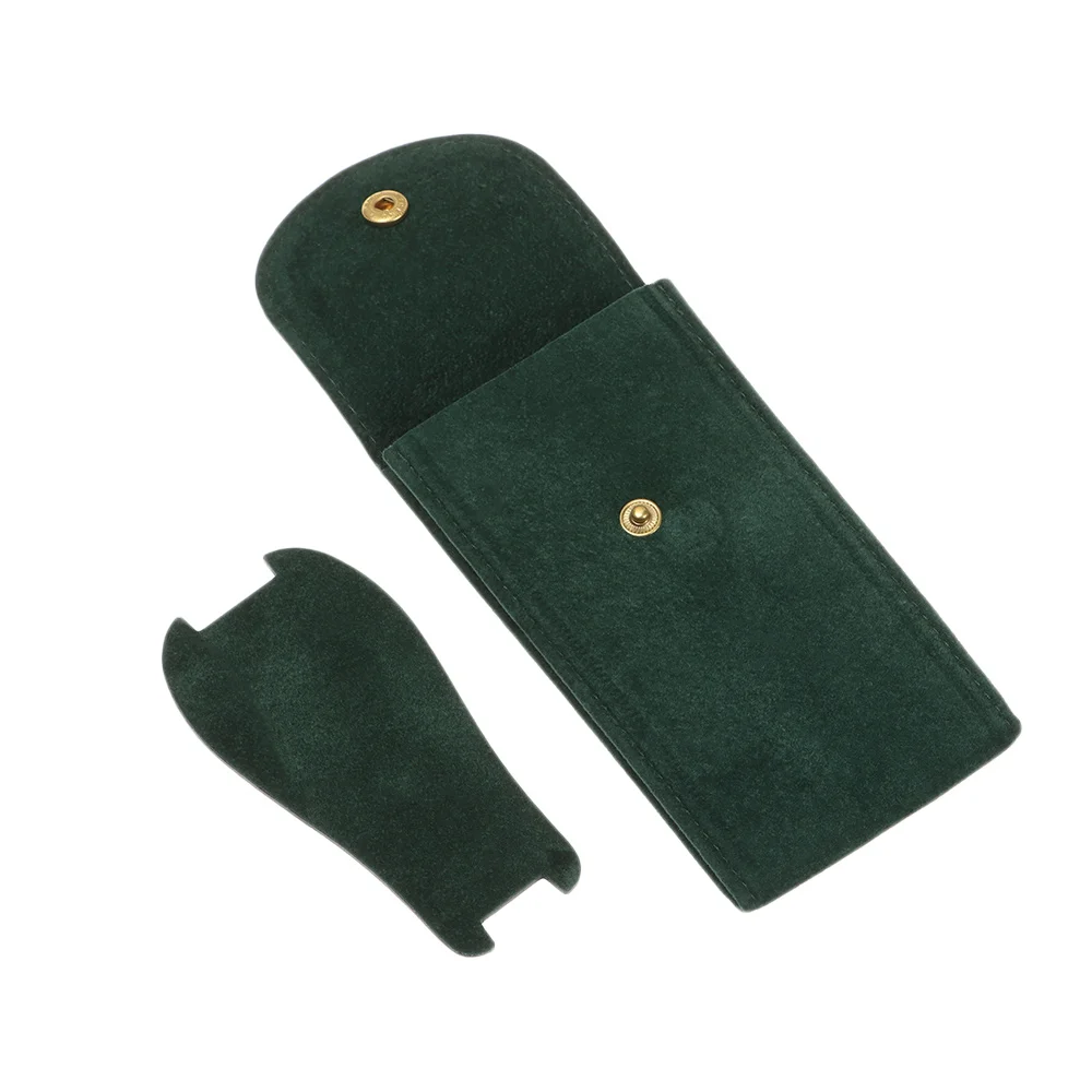 Estuche de franela para relojes con bolsillos de protección