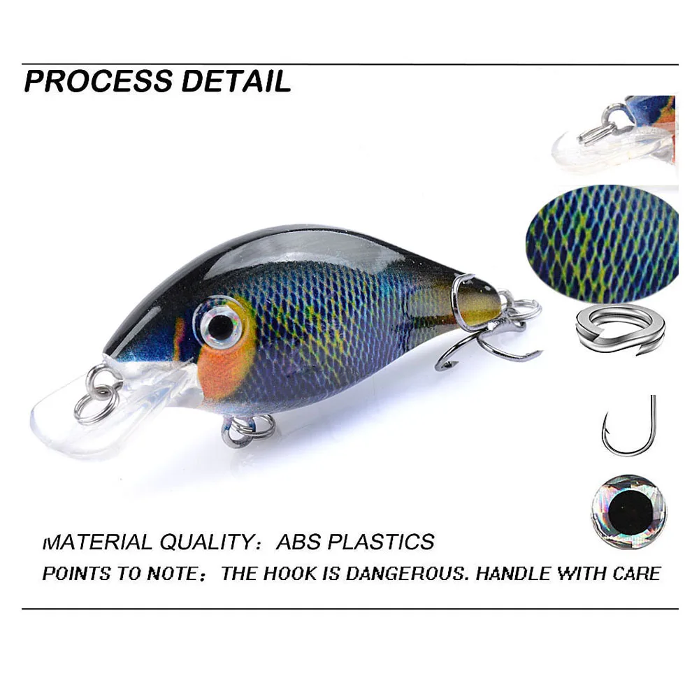 Señuelo Minnow Jerkbait Wobbler para trucha, lucio y carpa - imagen 3