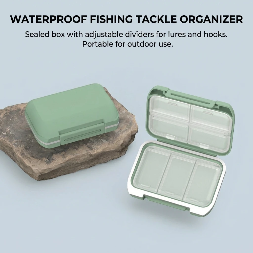 Caja Almacenamiento Aparejos Pesca Impermeable ABS sellada - imagen 5