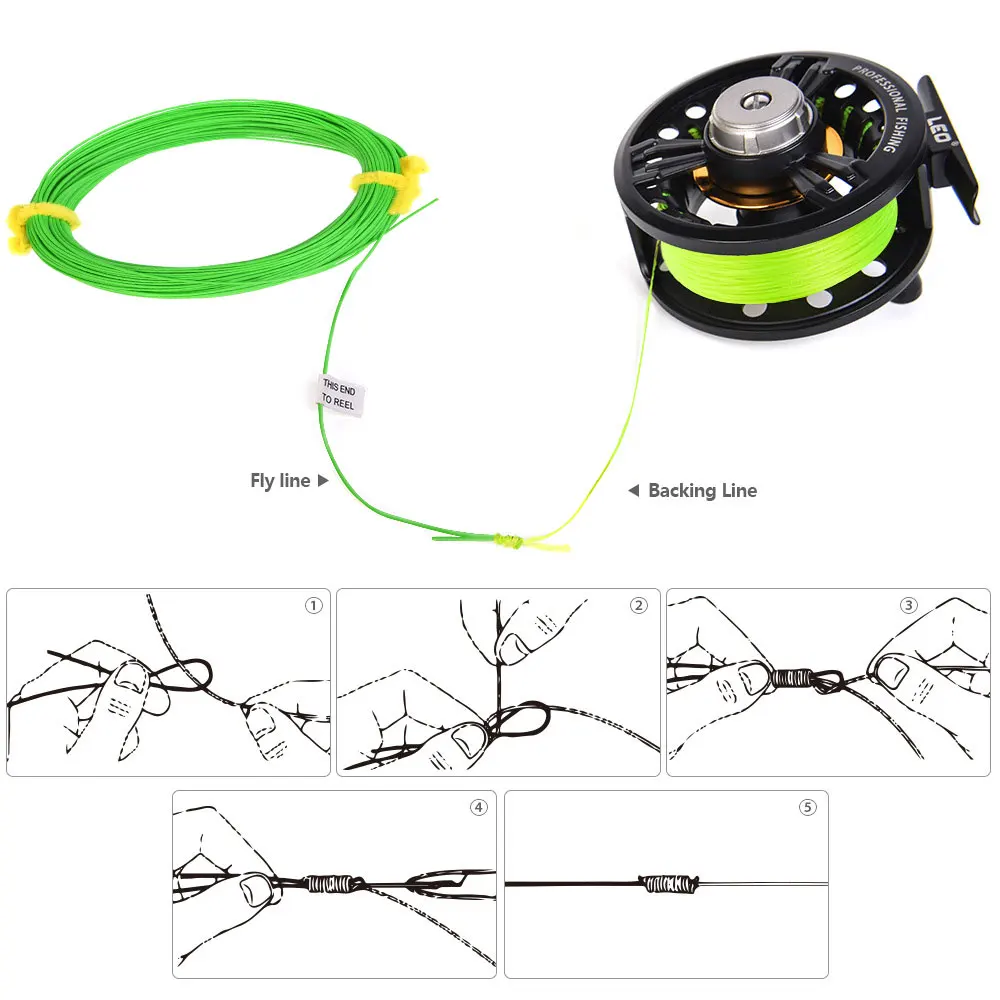 Línea de pesca con mosca FreeFisher en colores