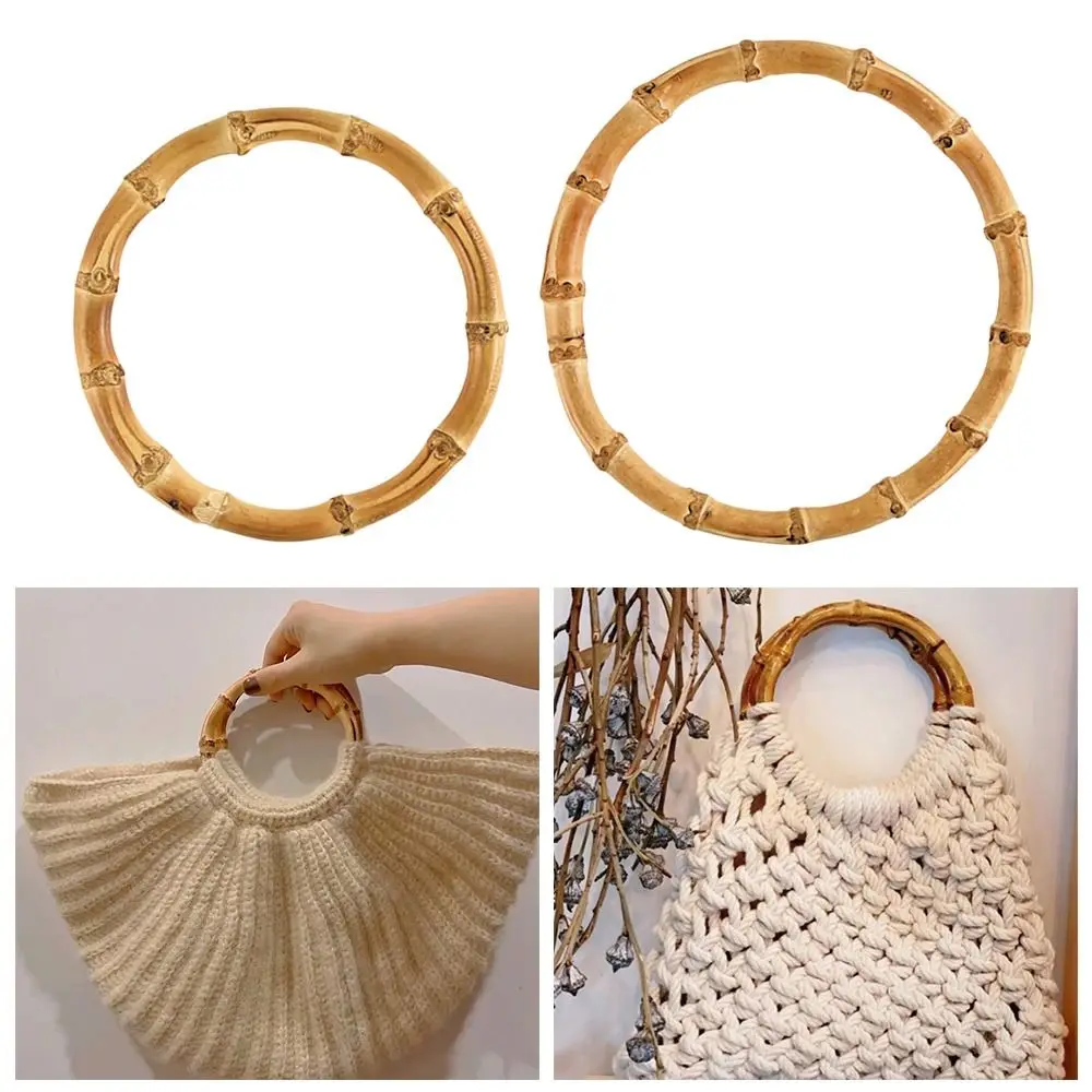 Asas de bambú para bolsos hechos a mano con correa desmontable - imagen 5