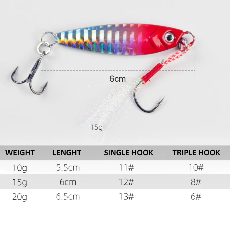 Jig Head de Metal para agua salada – Plantilla de fundición - imagen 5