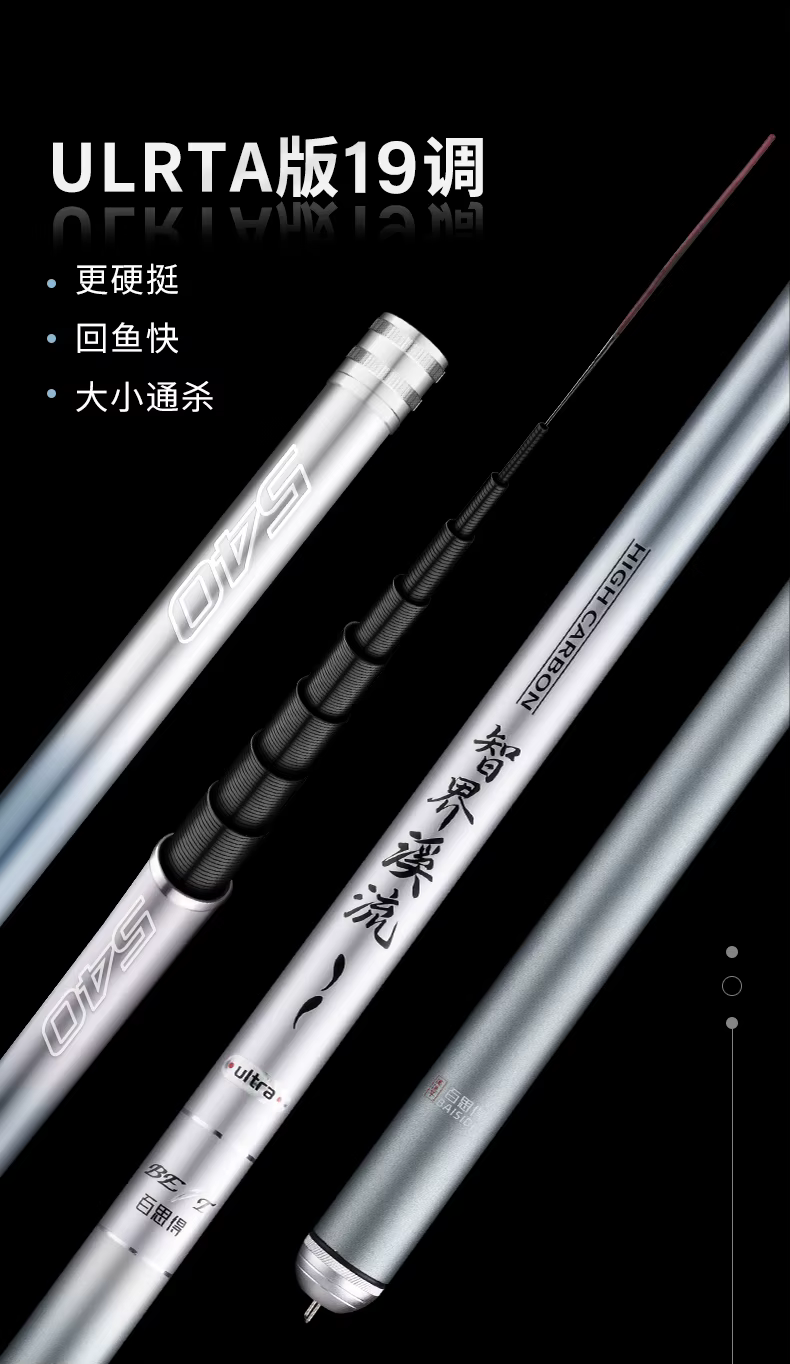 Experimente la última caña de pescar con el diseño innovador y la ingeniería de precisión de Ultra