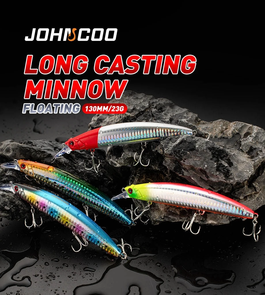 Señuelo Jerkbait JOHNCOO 130mm - lanzamiento