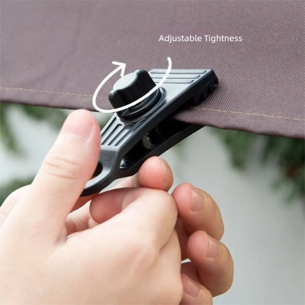 Clips para toldos negros para carpas, abrazaderas reforzadas - imagen 5