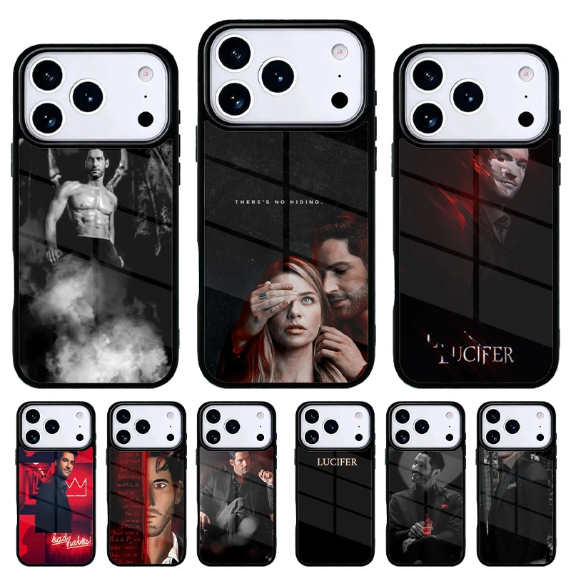 Funda iPhone Lucifer TV americana diseño para teléfono