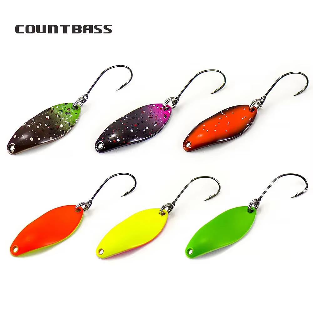 Cuchara de pesca Countbass de latón – Trucha, lucio y lubina - imagen 5