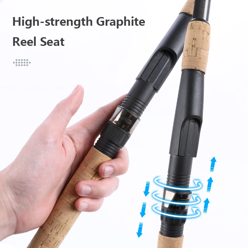MIFINE Ultra Spark Cana Telescopica de Carbono Spinning Portatil - imagen 2