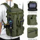 Mochila de pesca impermeable con portacañas y bolsa equipo resistente - imagen 5