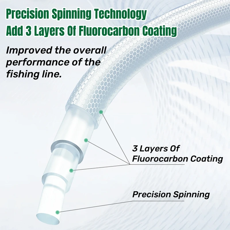 Sedal Fluorocarbono Invisible – Línea nailon para carpa hundimiento rápido - imagen 2