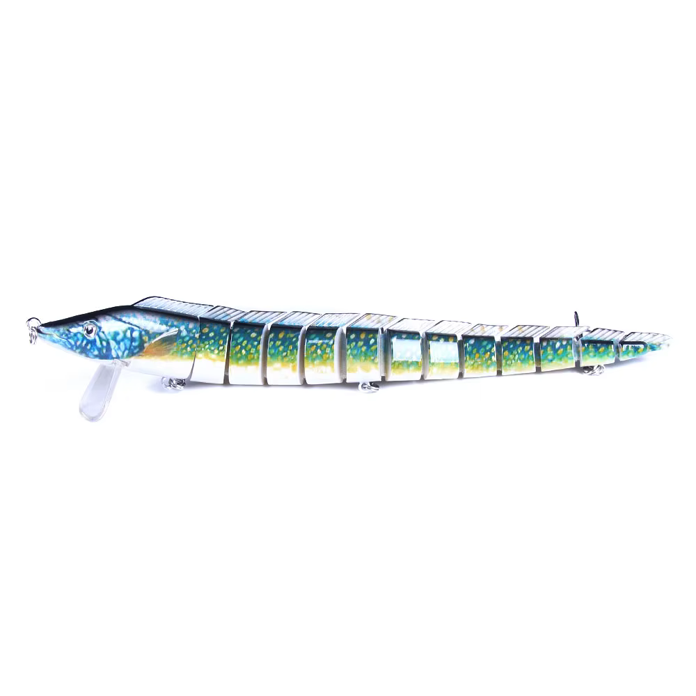 Señuelo articulado 23 cm 46 g para lucio, lubina y muskie – realista - imagen 5