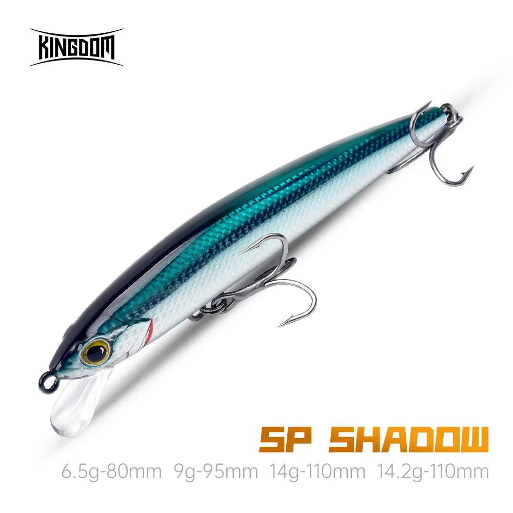 Kingdom SP Shadow Minnow Suspendido 9g Lubina y Lucio