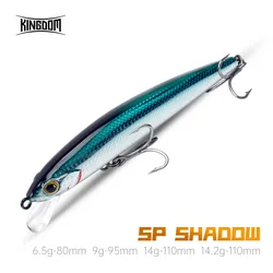Kingdom SP Shadow Minnow Suspendido 9g Lubina y Lucio