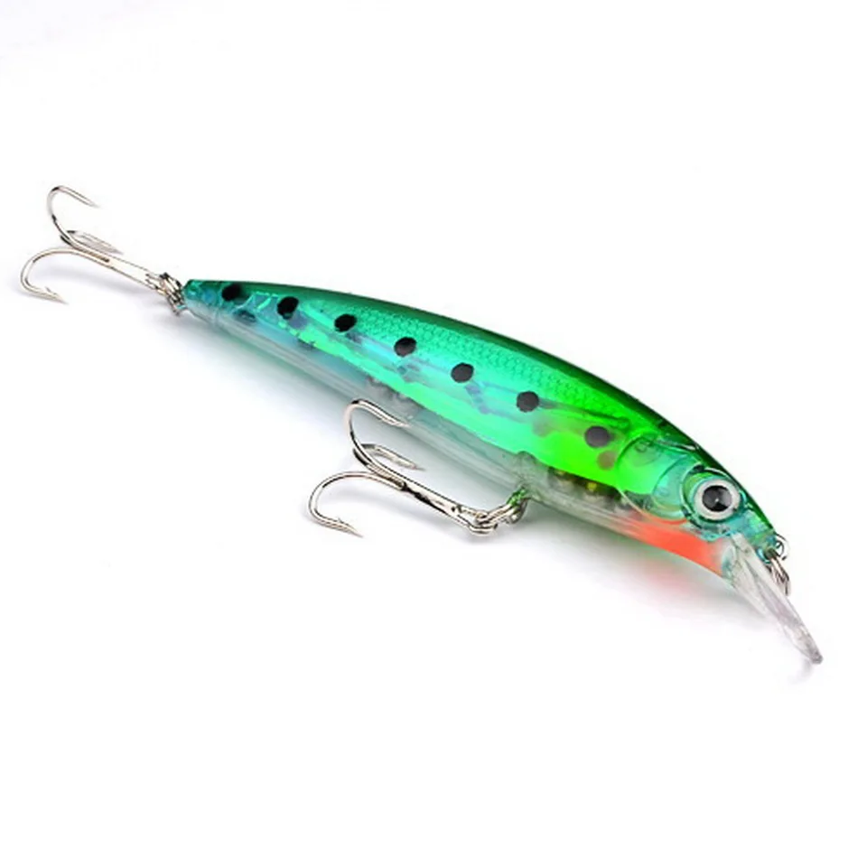 Señuelo Minnow en acción - vista lateral