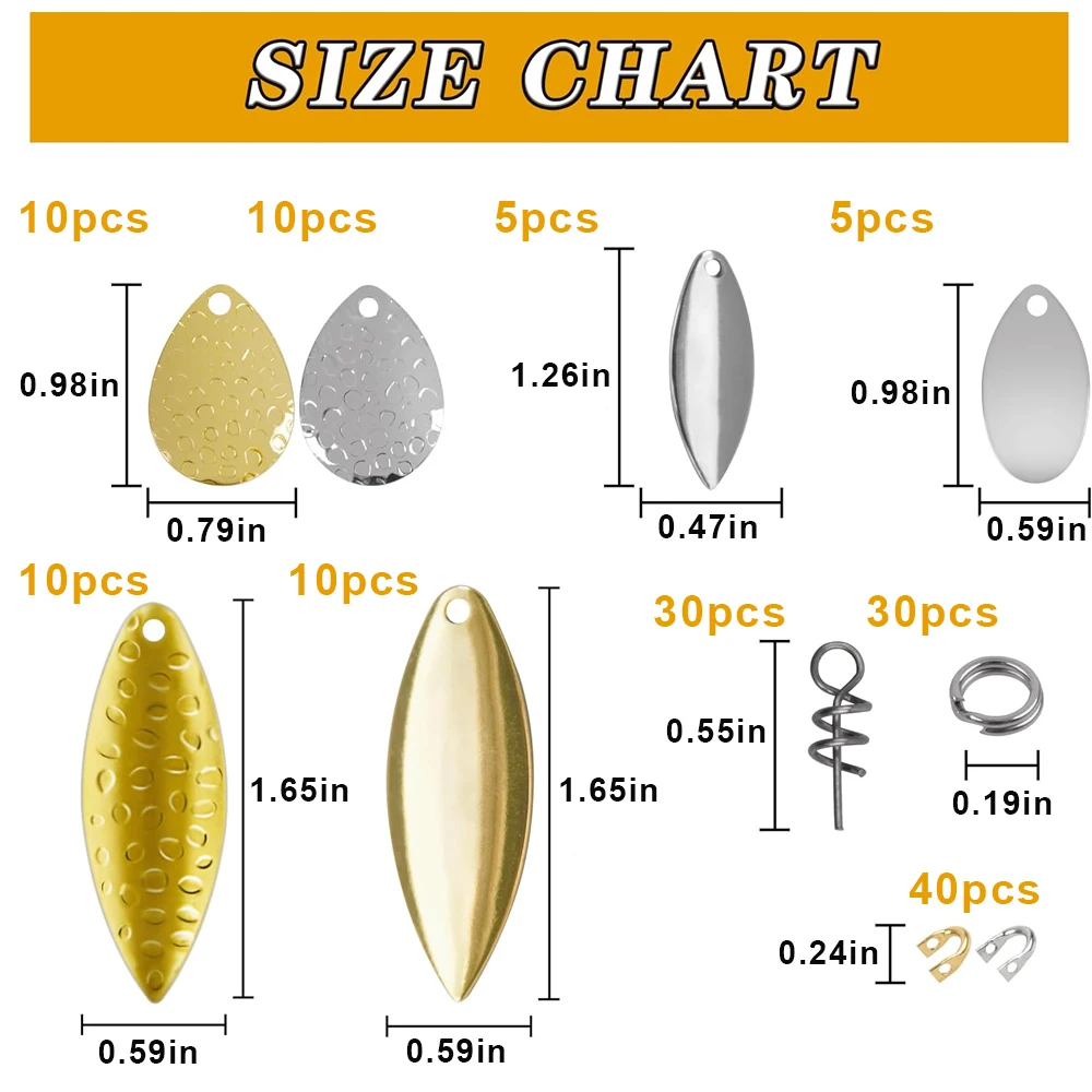 Spinnerbait Colorado – Kit de aspas para bass - imagen 3