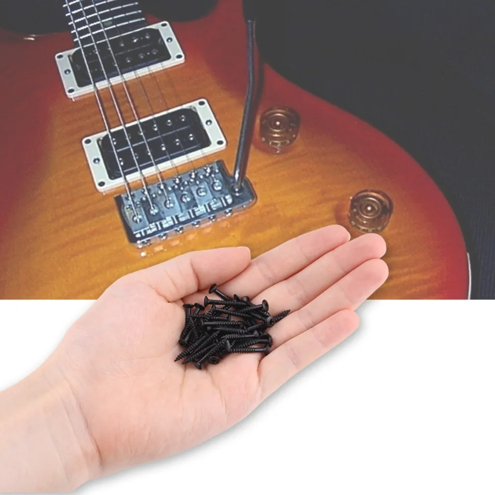 Tornillos Humbucker para guitarra – Plata/Negro/Dorado - imagen 3