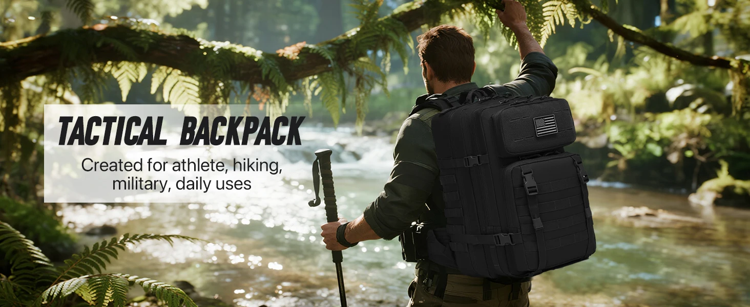 Mochila táctica de 46 L para actividades al aire libre