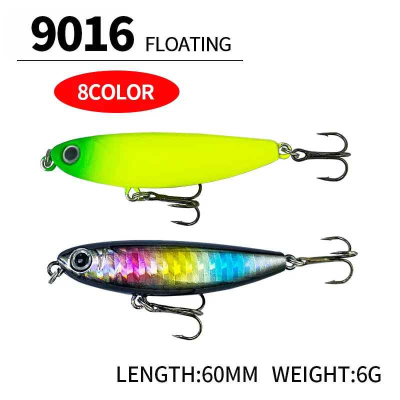 Señuelo lápiz jerkbait y swimbait flotante para aguas someras - imagen 4