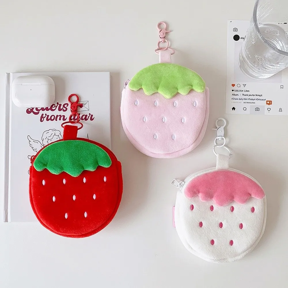Cartera multifuncional con fresa, para tarjetas, auriculares y lápiz labial - imagen 3