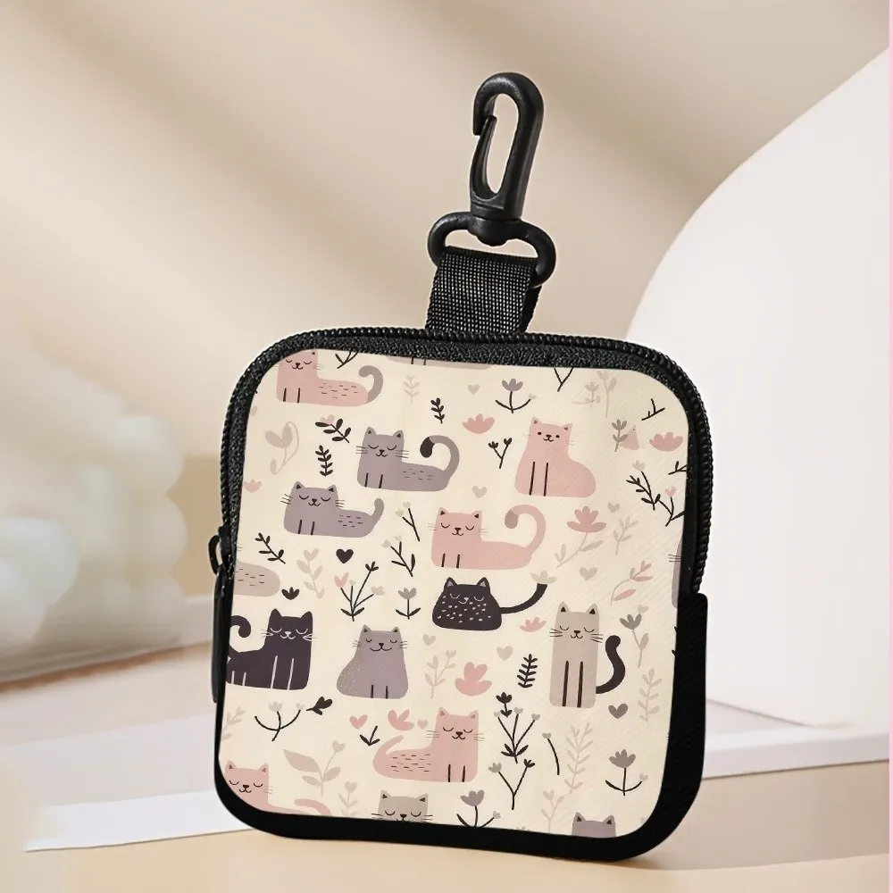 Monedero mini gato impermeable con cremallera PVC - imagen 3