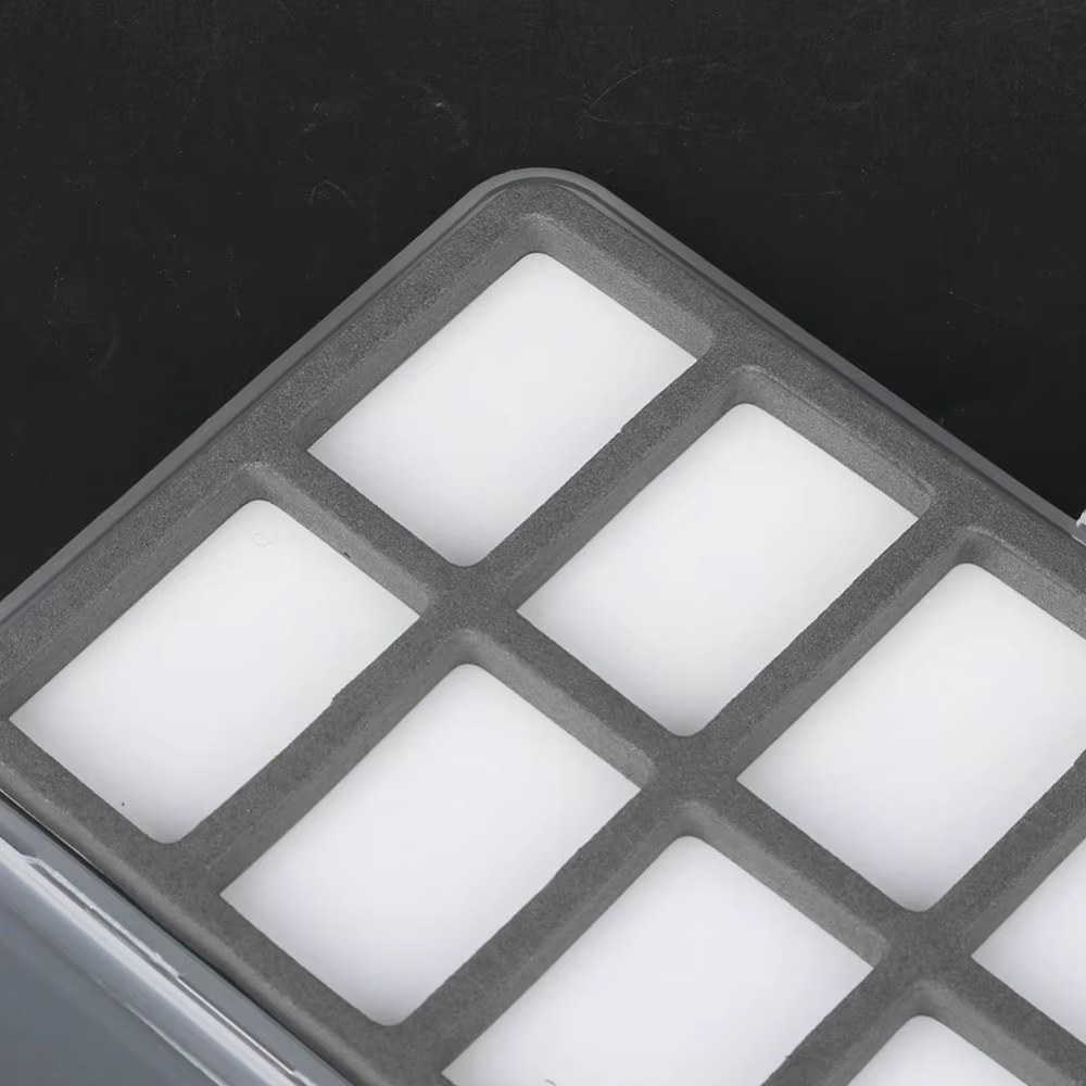 Organizador de Pesca con Base Magnética y Tapa Transparente - imagen 2