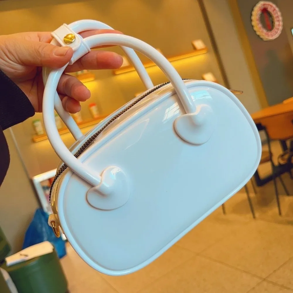 Bolsa bandolera PVC impermeable estilo jelly colores pastel - imagen 4