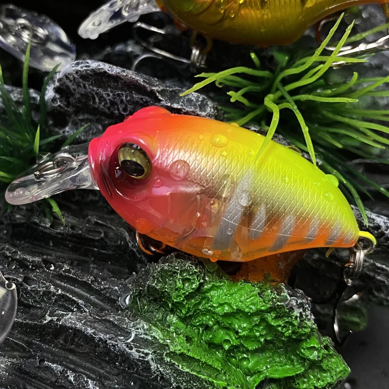 Minicrankbait Topwater wobblers flotantes para Lucio y Trucha - imagen 4