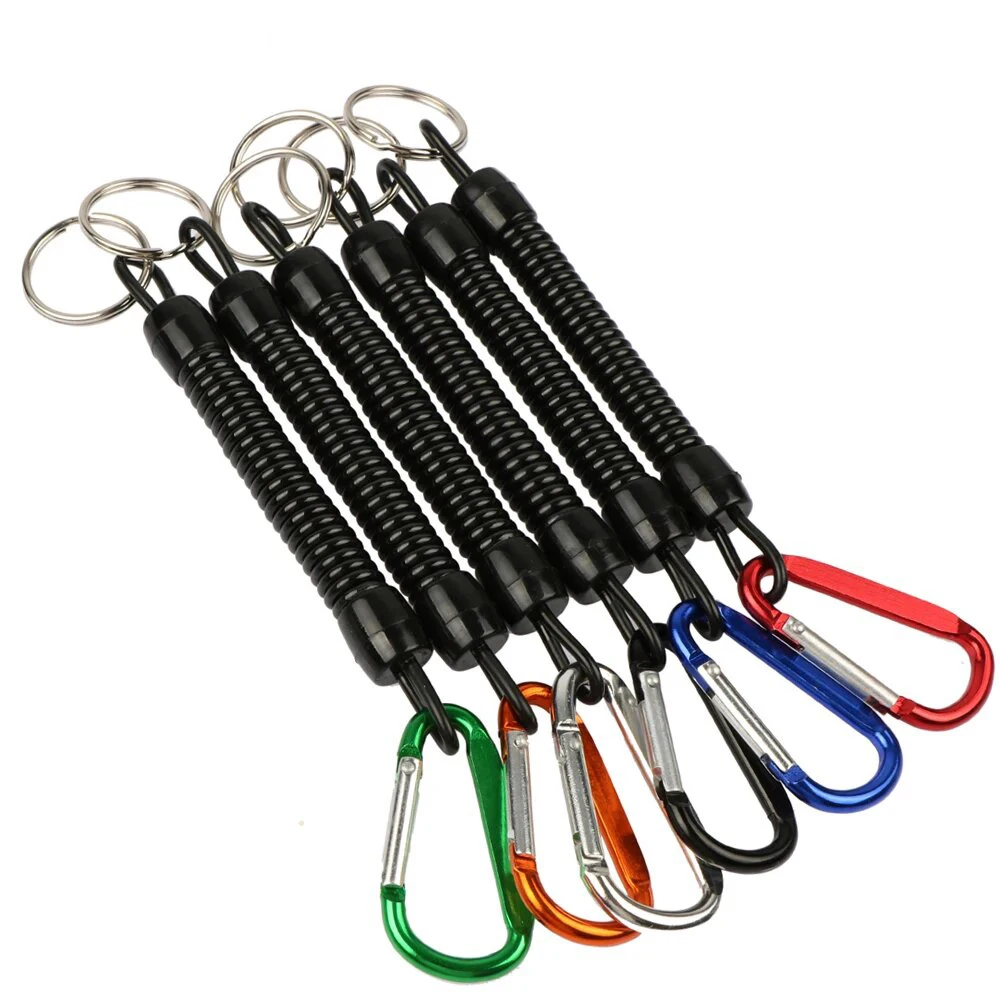 Cordón Retráctil en Espiral Goture con Mosquetón para Pesca - imagen 4