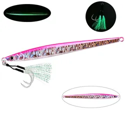 Cuchara Metálica Jigging para Pesca Larga – Hundimiento Lento