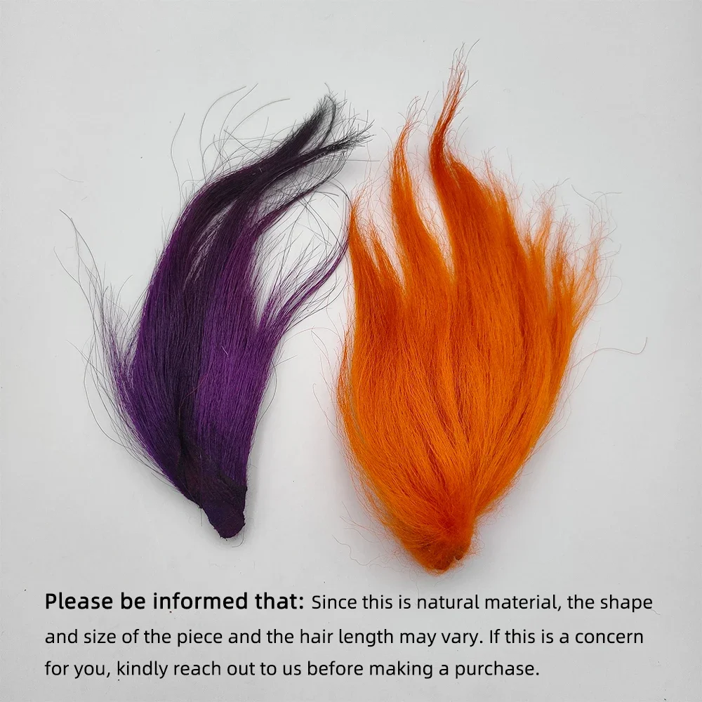 Pelo Cola Cabra Natural Wifreo – Material Atado Mosca Salmón - imagen 4