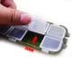 Caja de aparejos cuadrada con compartimentos para señuelos y anzuelos - imagen 5