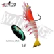 WALK FISH Señuelo vinilo camarón con cebo luminoso para lubina - imagen 5