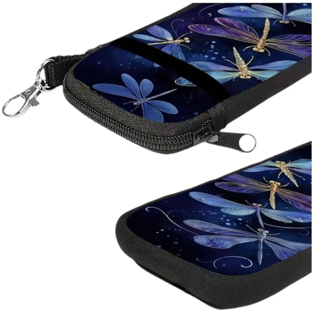Monedero de PVC impermeable de doble capa con estampado para mujer - imagen 5