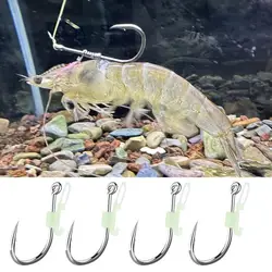 Anzuelo fijador luminoso para camarones vivos — pesca de lubina