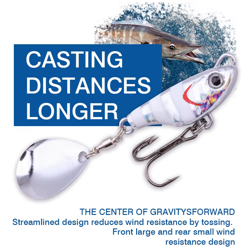 FJORD señuelo spinner swimbait para perca con cola vibratoria - imagen 4