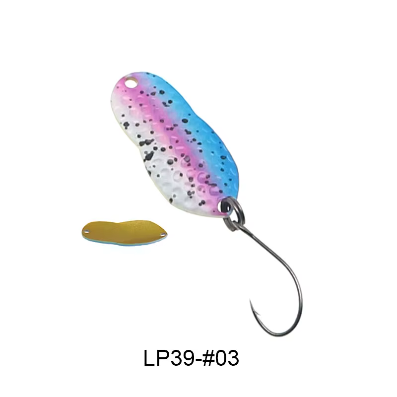 Cucharilla para Trucha Multicolor – Señuelo de Latón y Cobre - imagen 3