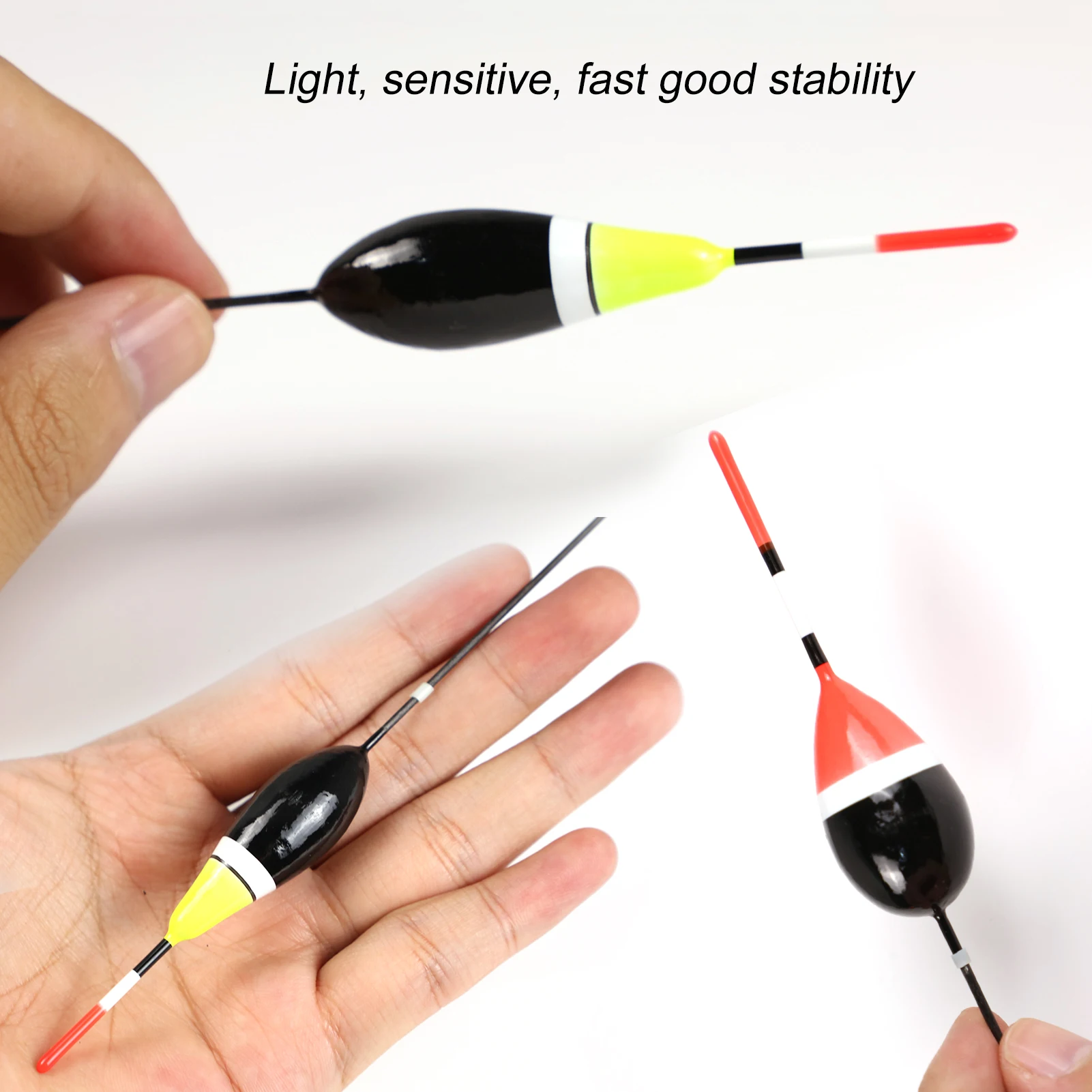 Kit de boyas flotantes de corcho iluminadas balsa para pesca - imagen 2