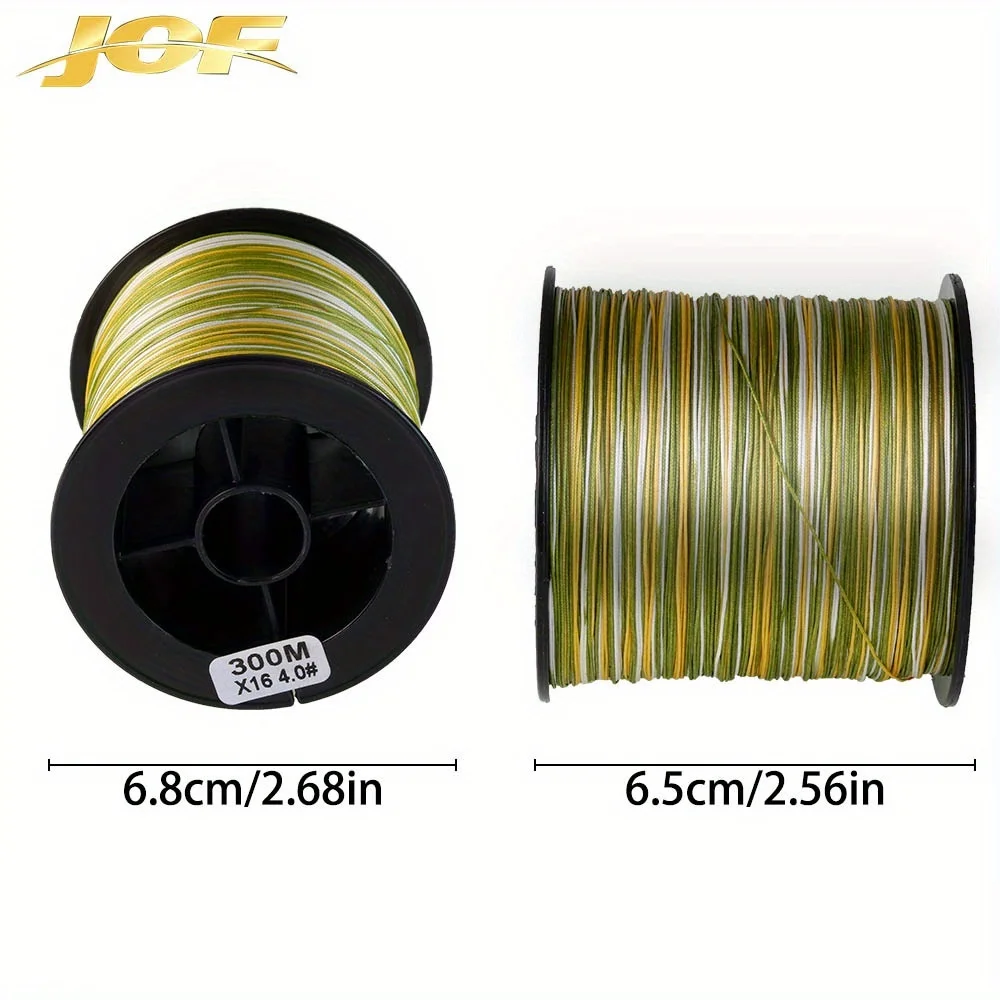 Línea de pesca trenzada PE JOF X16 – multifilamento para agua salada y dulce - imagen 4