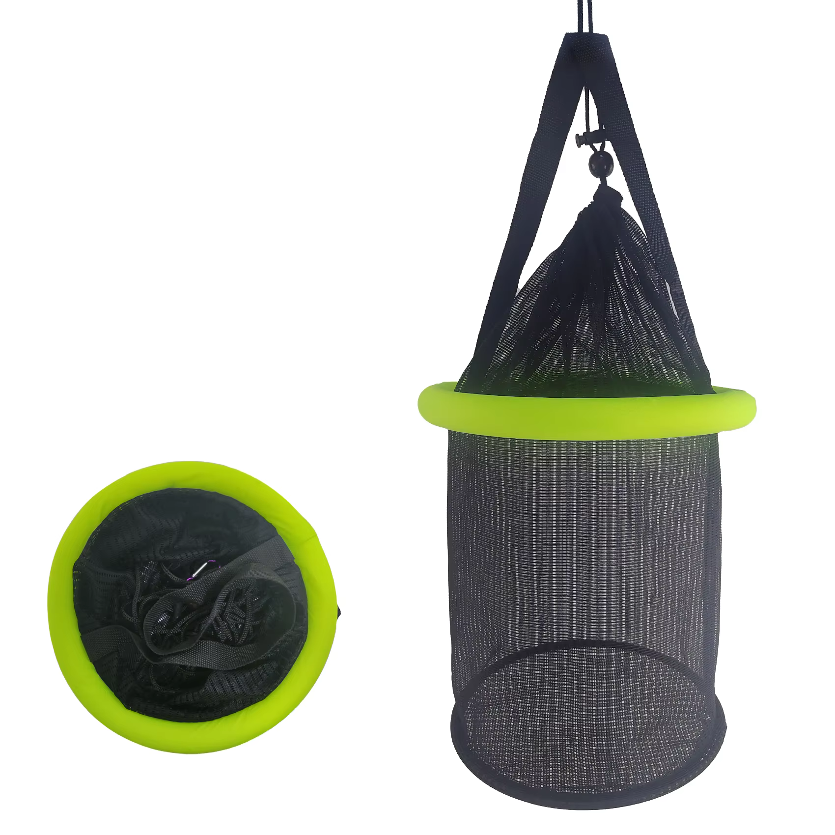 Aventik cesta de pescar flotante plegable malla nailon - imagen 2