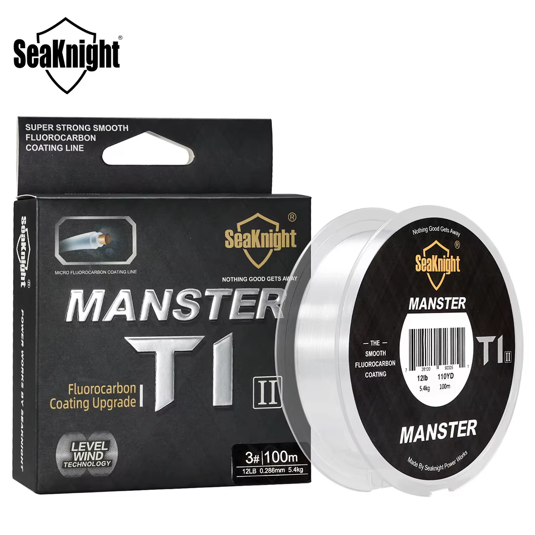 SeaKnight T1II Líder Fluorocarbono - Línea hundimiento para carpa - imagen 4